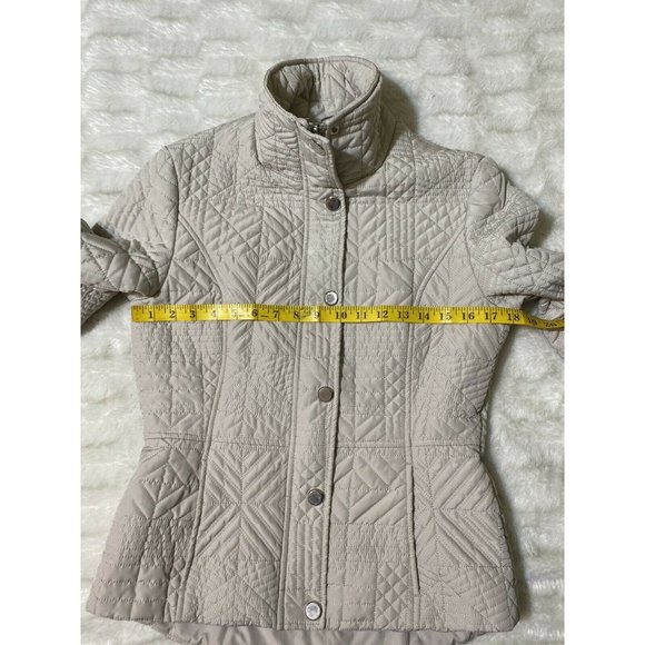 WEATHERPROOF GARMENT COMPANY Quilted Jacket Women Size Small Ivory - Picture 2 of 10